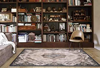 Al Salem Kahraman Collection Carpet Classic Tradition Area Rug 200 CM X 290 Dark Blue