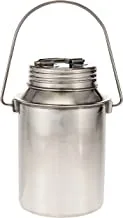 Raj Screw Lid Storage Container, 2.5 Liter Silver, SB02.5, Oil Container , Milk Container , Food Storage , Cereals, Pulses, Spices & Flour Storage