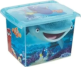 Keeeper Deco-Box-Finding Dory ، أزرق ثلجي (شفاف) ، 39 × 29 × 27 سم ، K2829-638 ، قطعة من 1