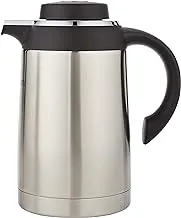 Nessan Stainless Steel Regal Flask, Silver/Black, 1.3 Liter, RF-125