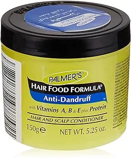 Palmer's Hair Food Formula Anti-Dandruff-Hair & Scalp Conditioner-Vitamin A,B,E Plus Protein-Add Shine & Lustre-Leaves Hair Softer-All hair Types-No Paraben, Sulphate,Dyes, Mineral Oil-150g