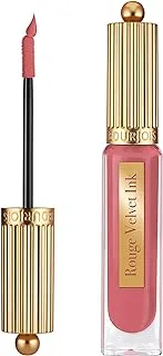 Bourjois Rouge Velvet Ink Liquid Matte Lipstick, 03 Rose Me Tender, 3.5 ML