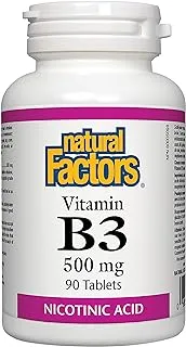 Natural Factors Vitamin B3 500 Mg 90 Tablets