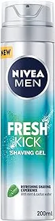 NIVEA MEN Shaving Gel, Fresh & Cool Mint Extracts, 200ml