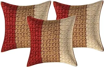 Kuber Industries Cotton 3 Pieces CUShion Cover (Multi)-Ctktc28082