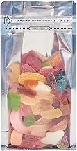 Heat Seal Snack Bags, Food Bags, Candy Bags with Double Seal - Resealable Bag - White - Food Saver - 7.9