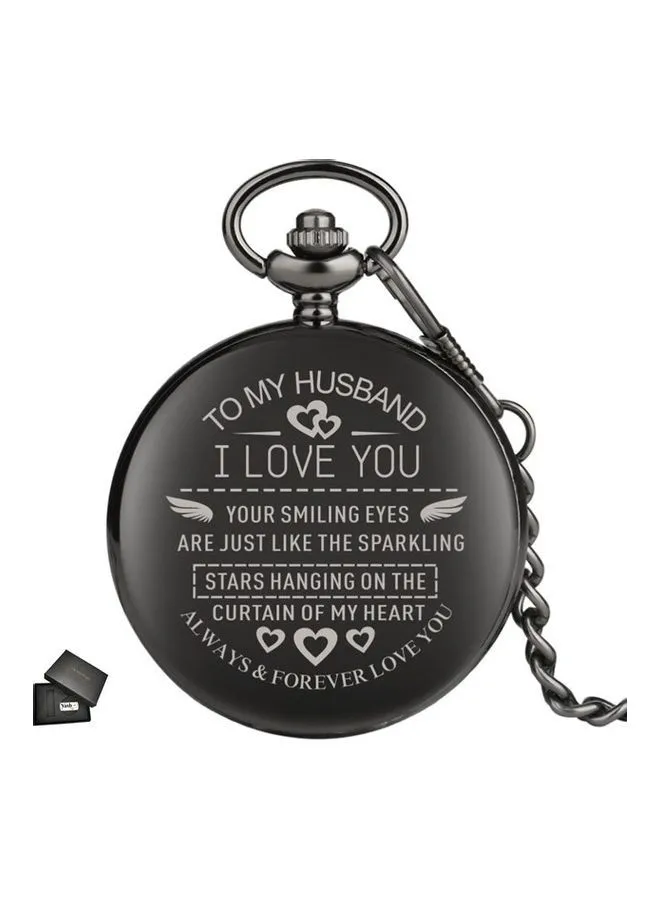 YASH I Love You Quartz Pocket Watch