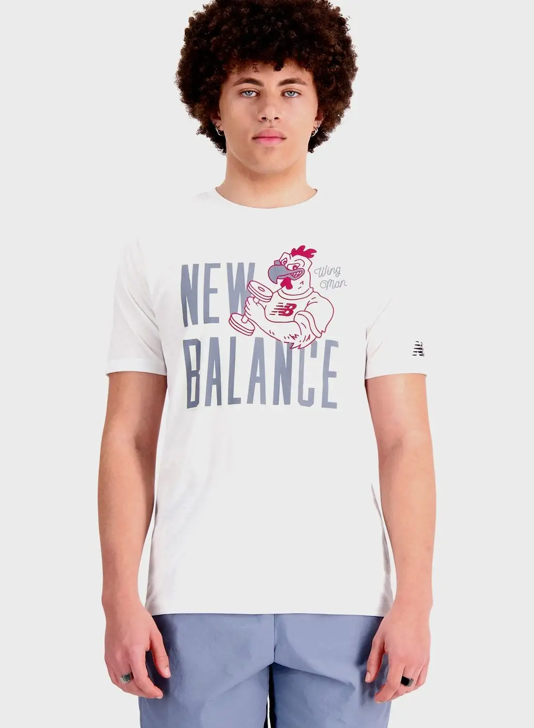 New Balance Tenacity Heathertech Graphic T-Shirt