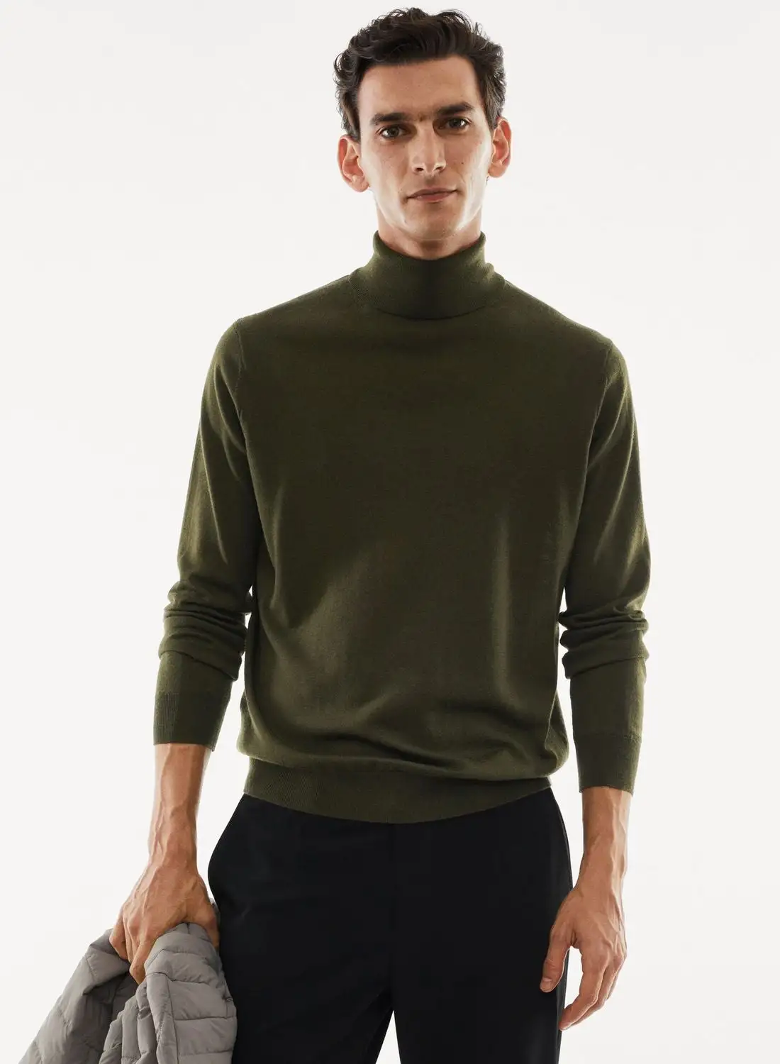 Mango Man Essential Turtle Neck Sweater