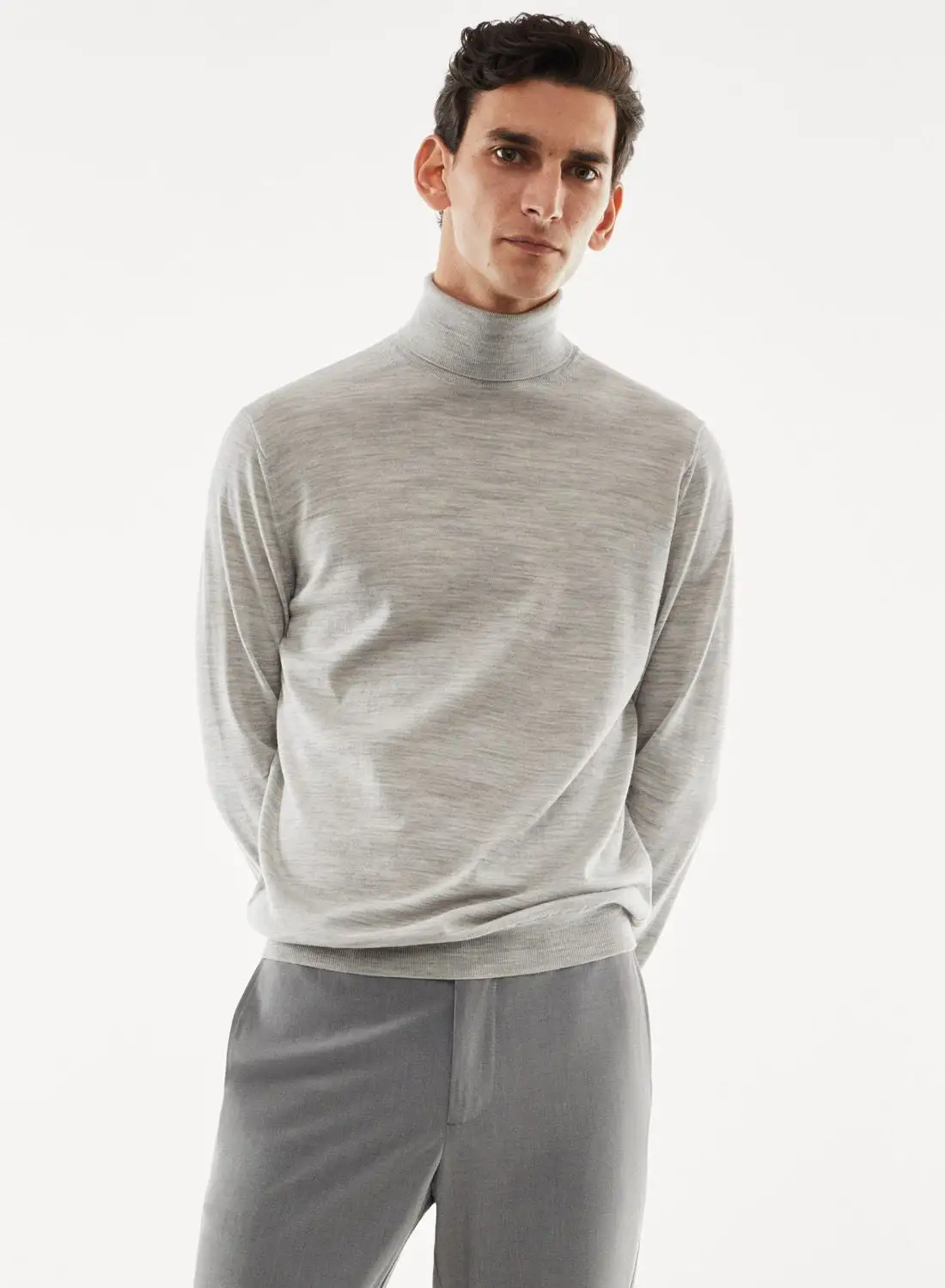 Mango Man Essential Turtle Neck Sweater