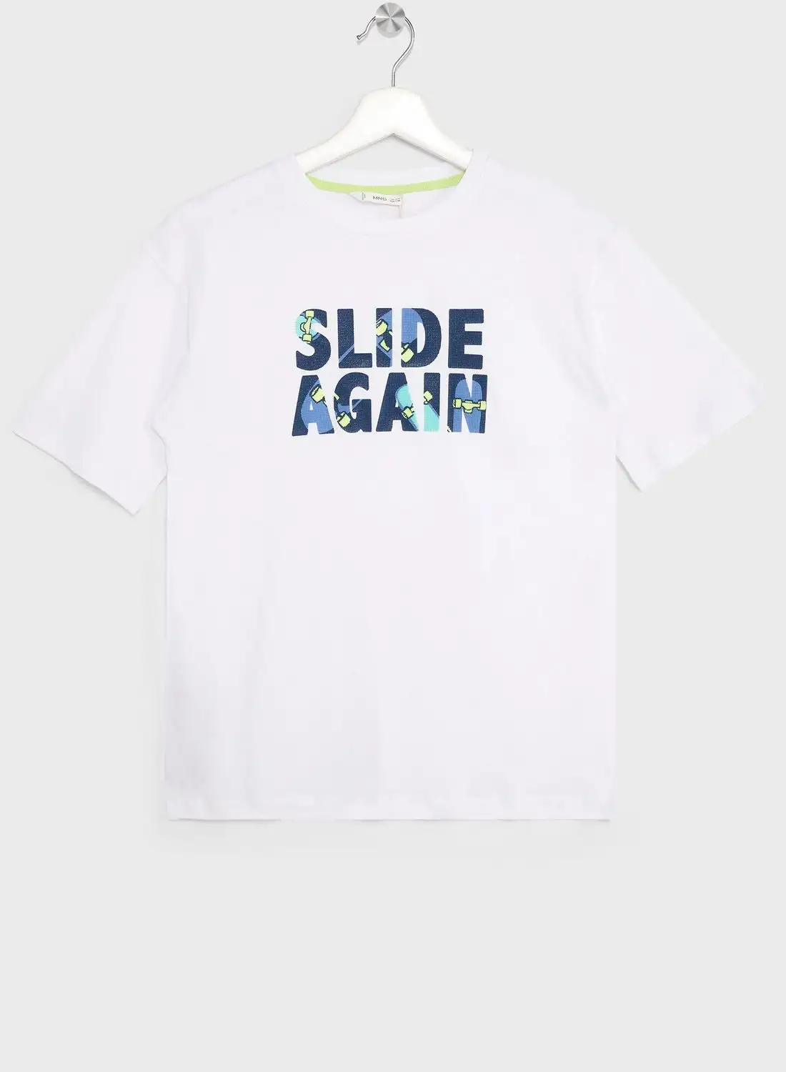 MANGO Kids Slogan T-Shirt