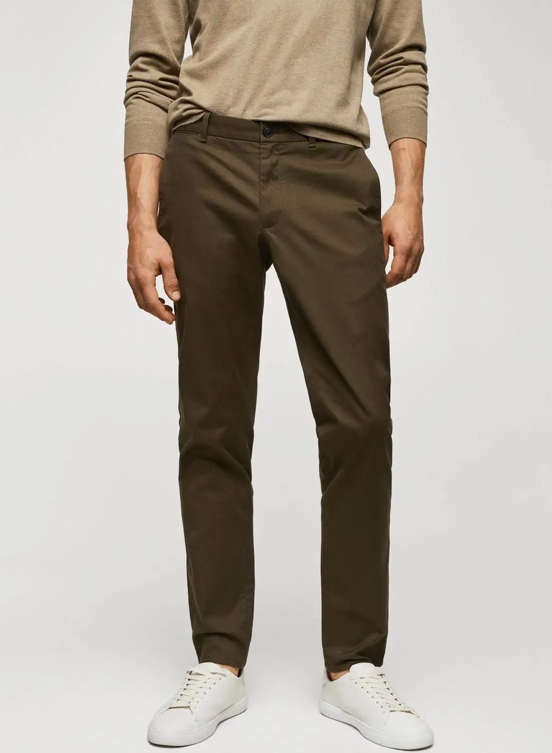 Mango Man Essential Straight Fit Pants