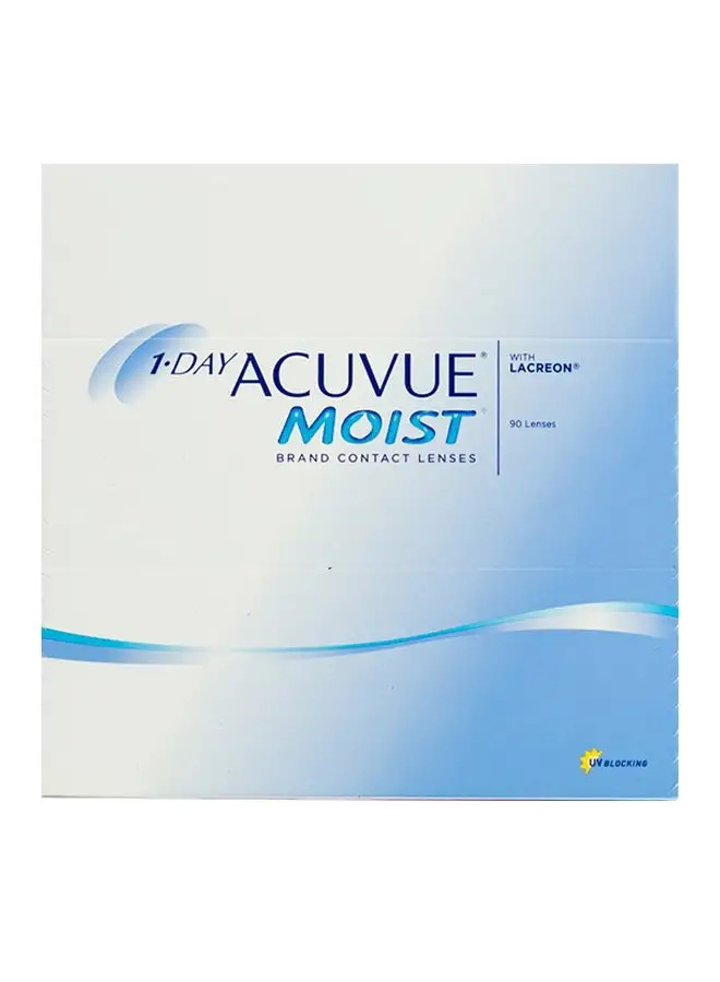 ACUVUE Pack Of 90 Moist Daily Disposable Clear Lenses