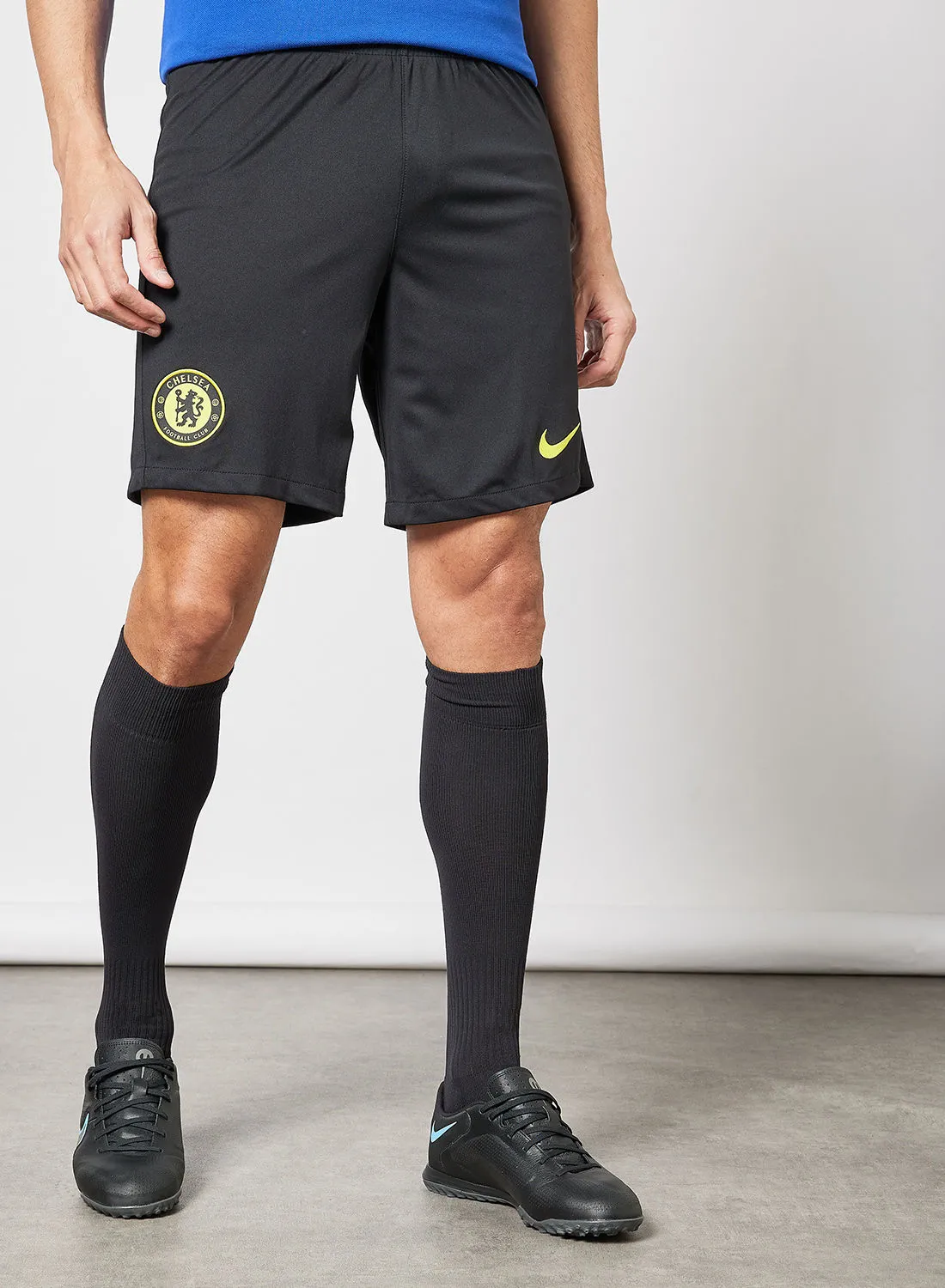 Nike Chelsea FC 2021/22 Stadium Away Football Shorts Black