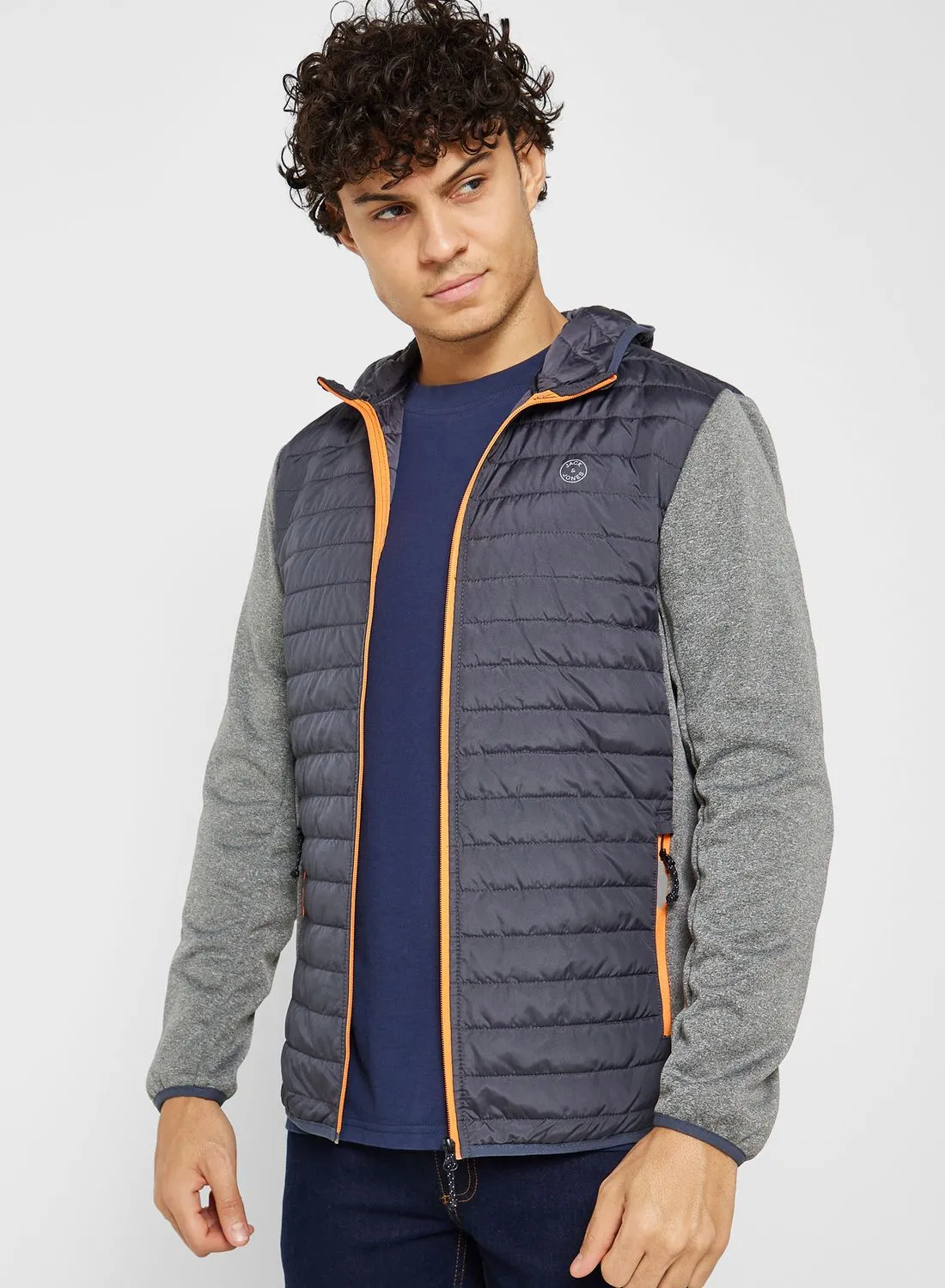 JACK & JONES Zip Through Quilted Jacket