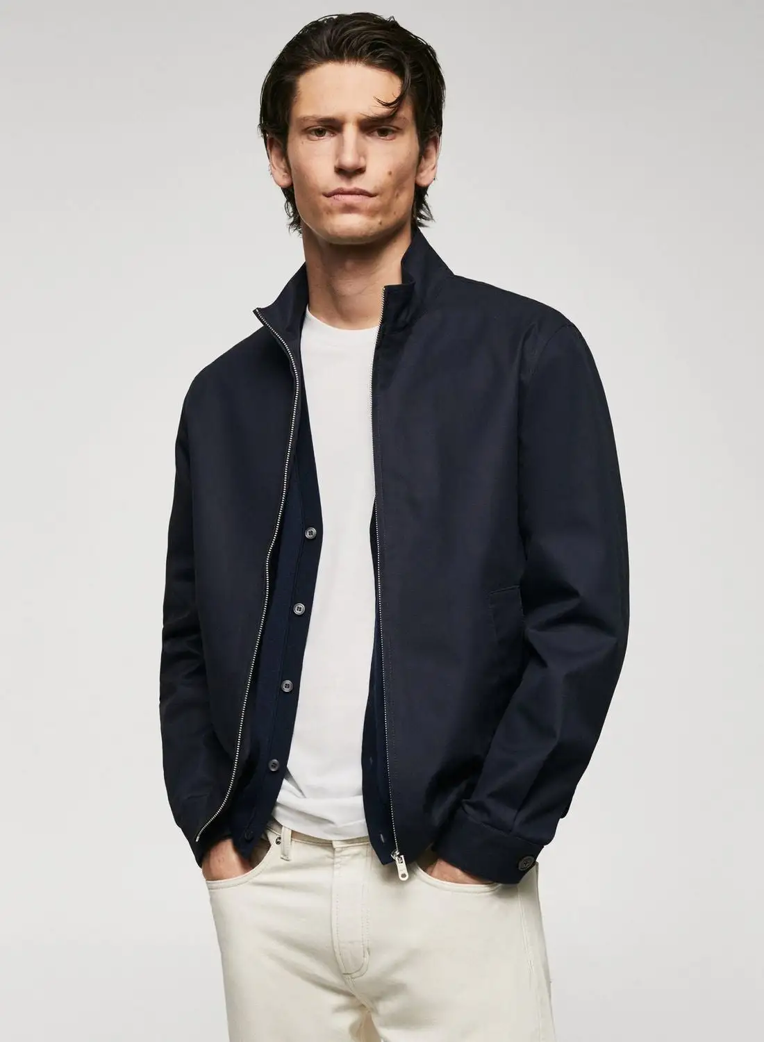 Mango Man Essential Bomber Jacket