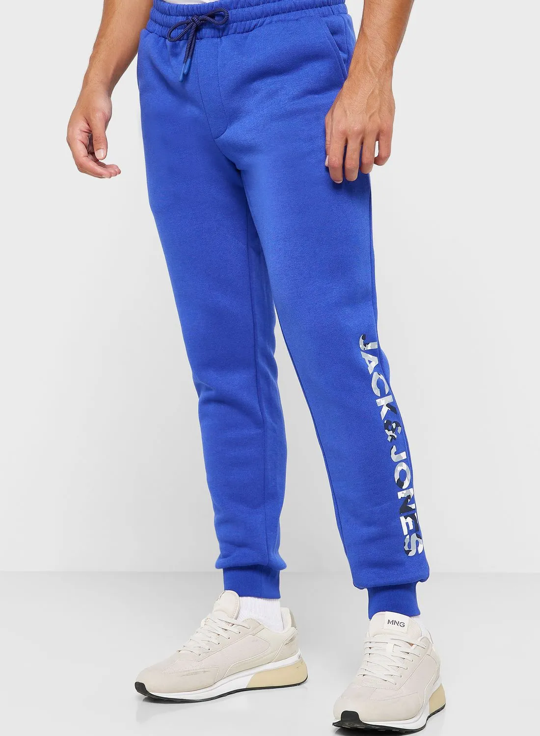 JACK & JONES Logo Drawstring Sweatpants