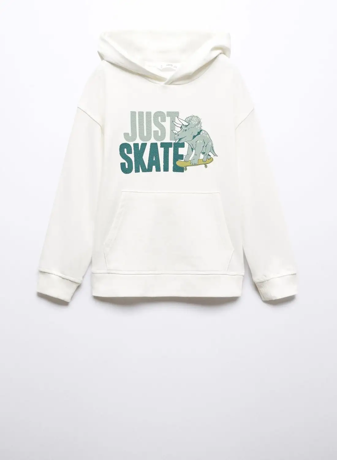 MANGO Kids Text Print Hoodie