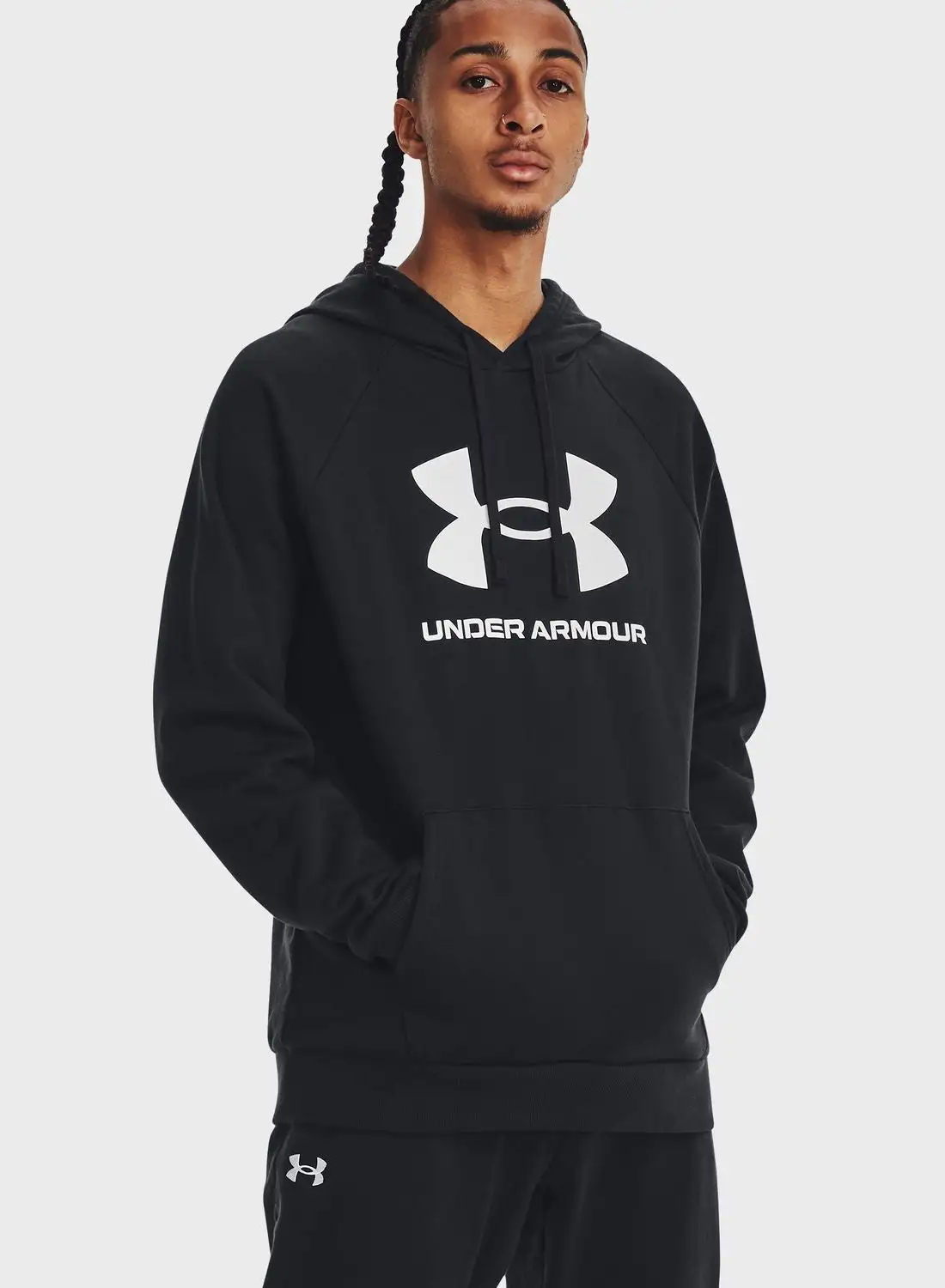 سترة بغطاء للرأس بشعار Under ARMOR Rival Fleece