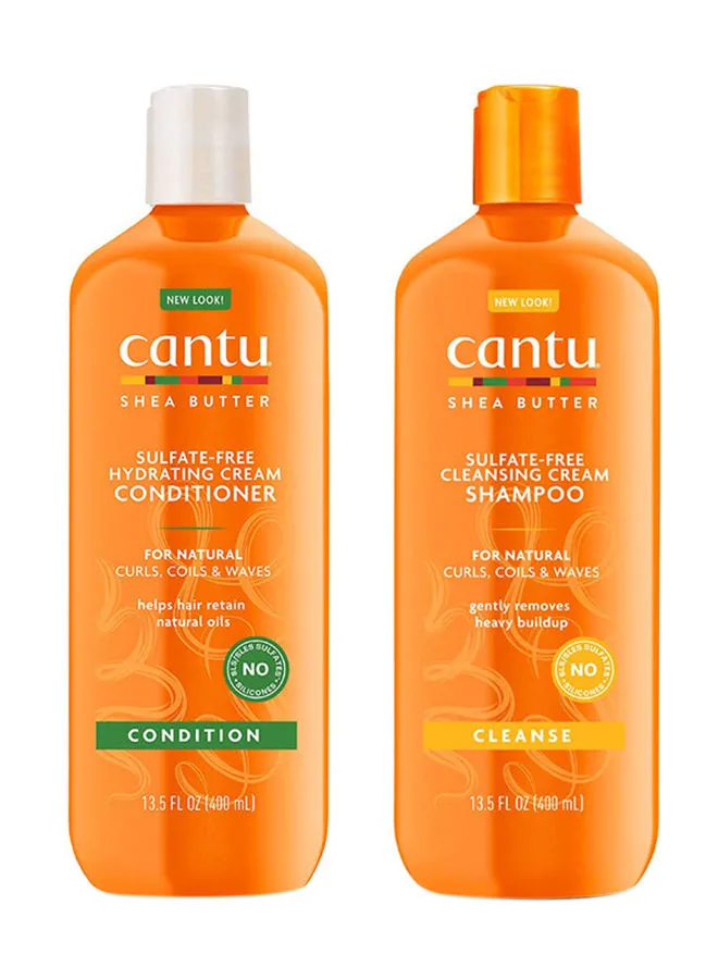 Cantu Shea Butter Combo Shampoo And Conditioner Pack Of 2