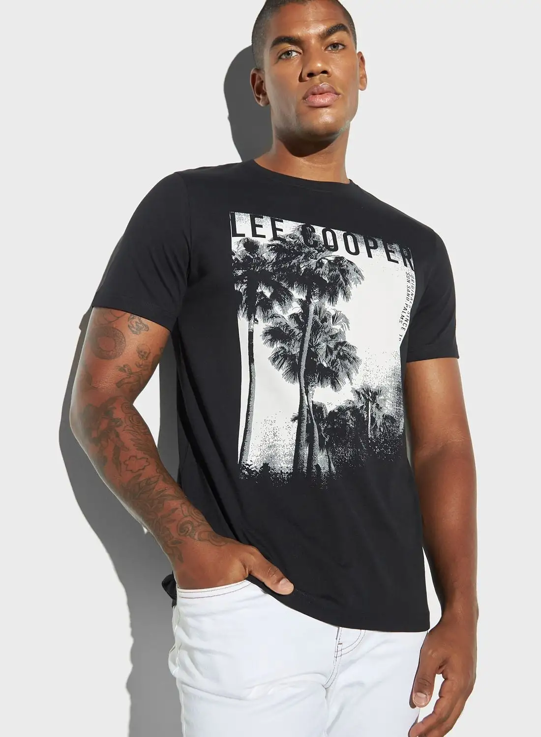 Lee Cooper Logo Crew Neck T-Shirt