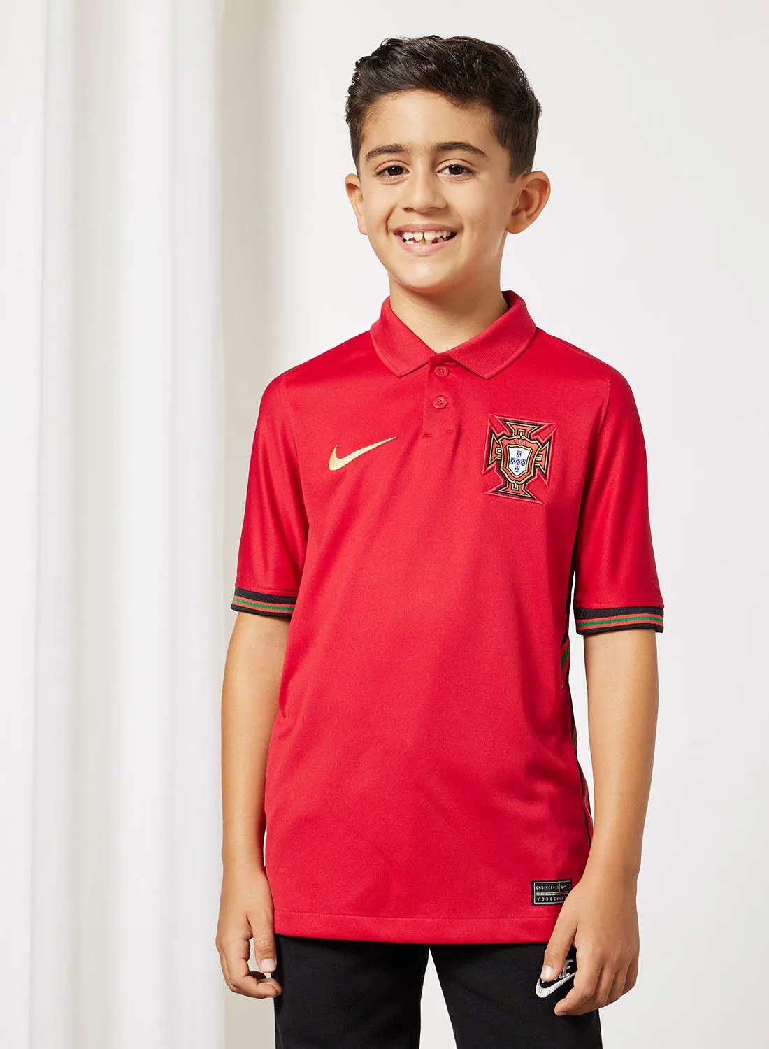 Nike Kids Football Jersey Gym Red/Metallic Gold