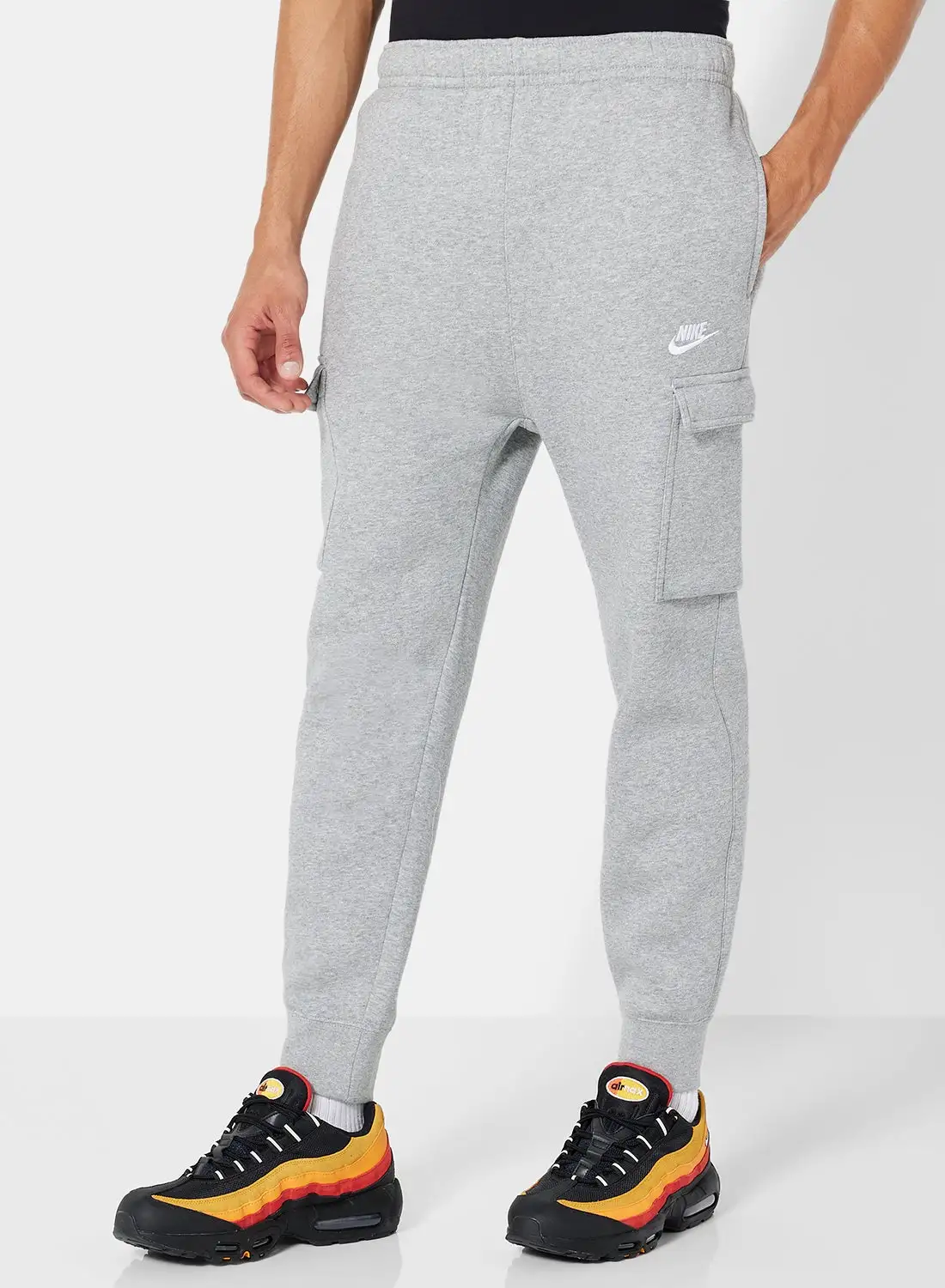 Nike Sportswear Club Fleece Cargo Sweatpants Grey