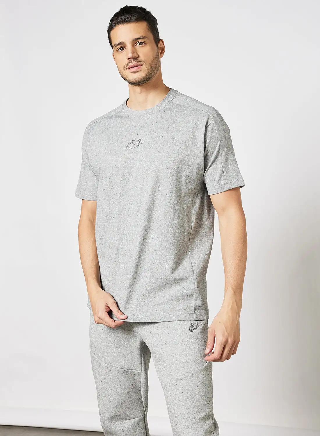 Nike NSW Revival Jersey T-Shirt Grey