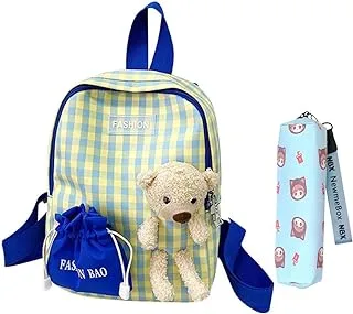 Back to School (School Bag with Pencil Bag Organizer - Free) - Blue