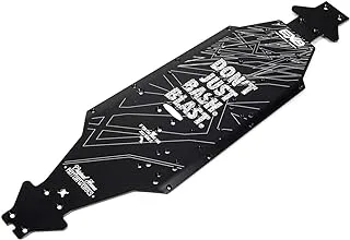 ARRMA Aluminum Chassis CNC 7075 T6 LWB, Black: EXB, ARA320571