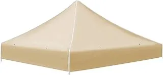 Ez pop Up Instant Canopy 10'X10' Replacement Top Gazebo EZ Canopy Cover Only Patio Pavilion Sunshade Polyester-Beige