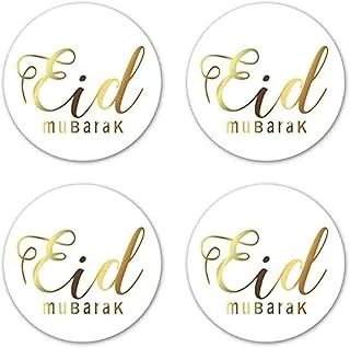 BPA 96PCS Glitter Eid Mubarak Stickers Eid Party Supplies Ramadan Party Decorations