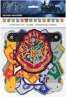 Unique Party 59080 Warner Bros Happy Birthday Letter Banner | Harry Potter | 1 Pc