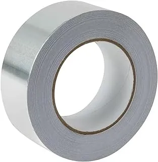 Al Fakhama Aluminum Foil Self-adhesive Tape - High Temperature Resistant Leak-proof Tape for Seal Repair Work(2 Inches x 9.1 M)