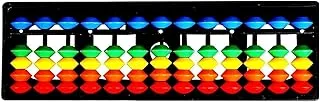 AMRA Abacus 13 Rod Multicolor Kit Japanese Soroban Calculator for Visual Math Aid Learning, AB13MC1, WHD3088