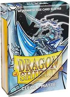 Dragon Shield Japanese Size Matte Sleeves 60-Pieces, Clear