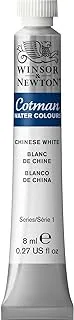 Winsor & Newton Cotman Watercolour Chinese White 8ml,Studio Watercolors, Vibrant Colors with Very Good Processing Properties