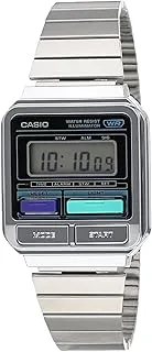 Casio New Vintage Digital Stainless Steel Watch