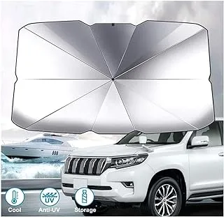 Sulfar Car windshield sunshade, umbrella car sunshade used for windshield, can keep the car cool and undamaged, block high temperature ultraviolet rays, sunshade protection cover (big(79 * 145cm))