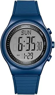 ASTRO Kids Watch, Digital Display and Polyurethane Strap - A23905-PPNW, Blue