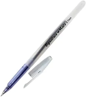 Signature Mate SSI Ball Point Pen, 0.77 mm Tip, Blue