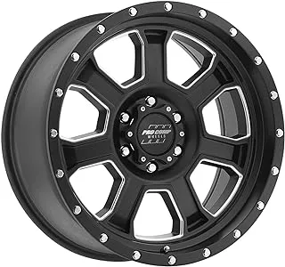 Pro Comp Wheels 5143-7983 Sledge Series 43 Satin Black Finish Size 17x9 Bolt Pattern 6x5.5 in. Back Space 4.75 in. Offset -6 Max Load 2200 Sledge Series 43 Satin Black Finish