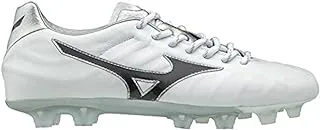 حذاء كرة قدم رجالي Mizuno Rebula V1 P1Ga188909 ، مقاس UK8.5 ، أبيض / أسود / فضي