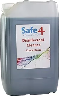 Safe4 The Professional Solution Apple Disinfectant Cleaner Concentrate 25 Liter, Green