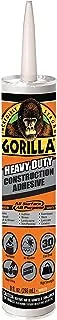 Gorilla Heavy Duty Construction Adhesive, 9 ounce Cartridge, White