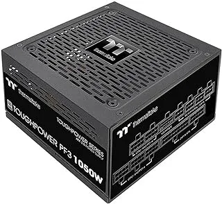 وحدة إمداد الطاقة المعيارية الكاملة من Thermaltake Toughpower PF3 Platinum، سعة إخراج 1050 وات، تصميم مدمج، PCIe Gen 5.0 جاهز، PFC نشط - أسود