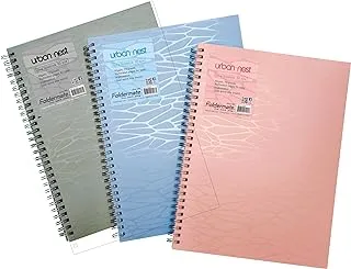 Foldermate 5 Subject notebook B5 |150 Sheets |Ruled notebook, 80gsm | Asstored Color