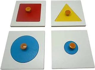 Edu-Fun Single Shape Puzzle Set