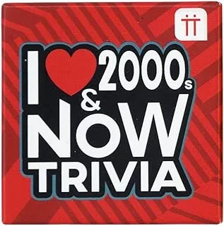 Talking Tables 2000's and Now Decades Trivia Box, Red