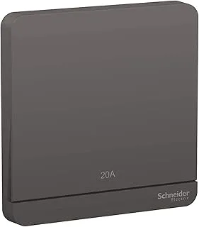 Schneider Electric AvatarOn, 1 Gang, Double Pole Switch, 20 A, Dark Grey, E8331D20N_DG